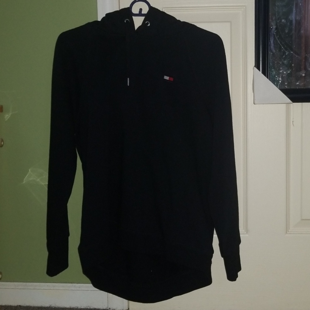 Tommy Hilfiger black logo hoodie